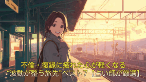 不倫・復縁に疲れた心が軽くなる─“波動が整う旅先”ベスト7【占い師が厳選】