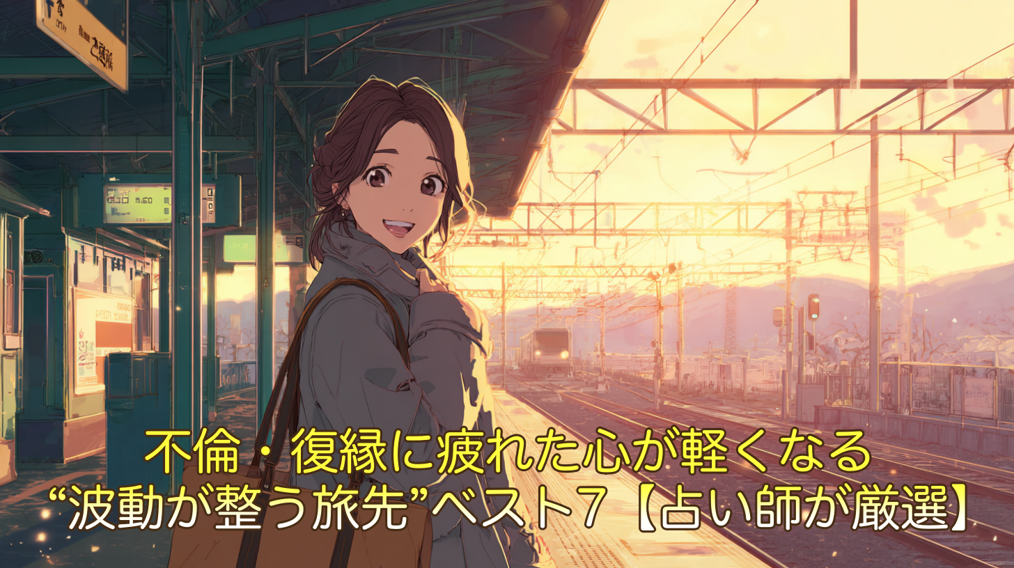 不倫・復縁に疲れた心が軽くなる─“波動が整う旅先”ベスト7【占い師が厳選】