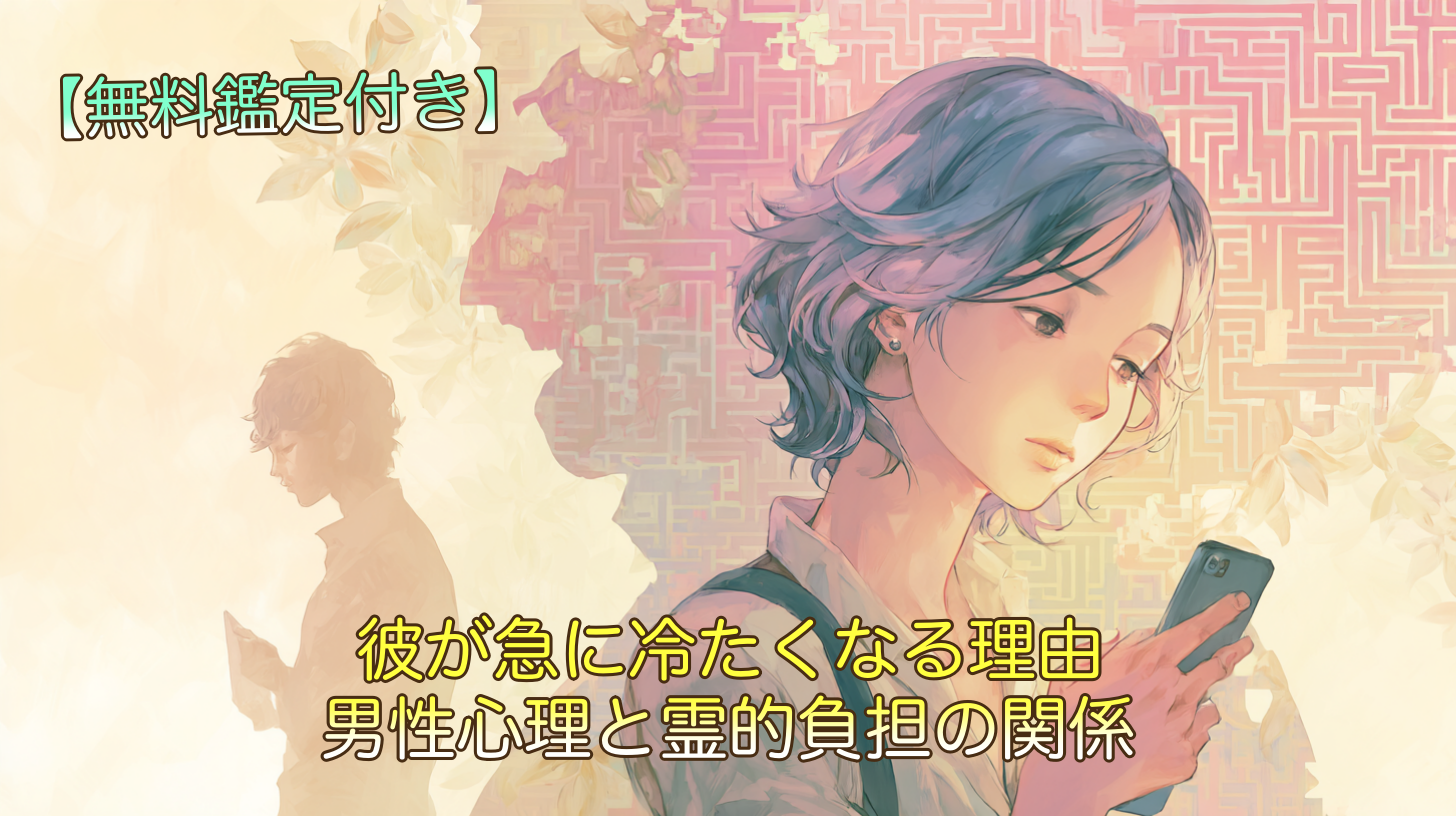 彼が急に冷たくなる理由｜男性心理と霊的負担の関係