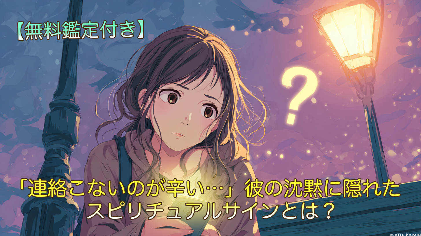 「連絡こないのが辛い…」彼の沈黙に隠れたスピリチュアルサインとは？