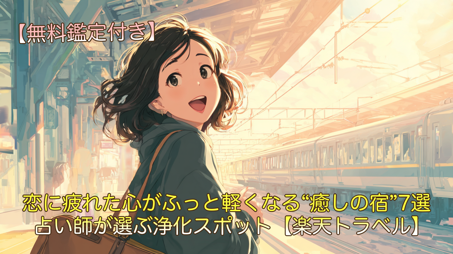 恋に疲れた心がふっと軽くなる“癒しの宿”7選｜占い師が選ぶ浄化スポット【楽天トラベル】