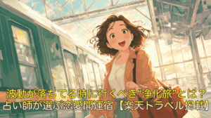 波動が落ちてる時に行くべき“浄化旅”とは？占い師が選ぶ恋愛開運宿【楽天トラベル掲載】