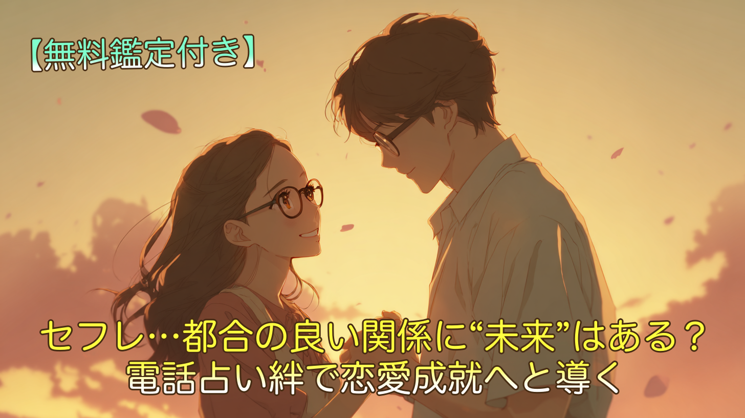 セフレ…都合の良い関係に“未来”はある？電話占い絆で恋愛成就へと導く