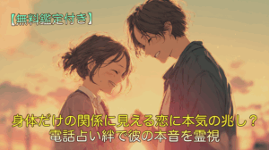 身体だけの関係に見える恋に本気の兆し？電話占い絆で彼の本音を霊視