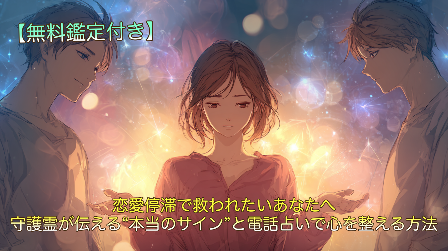 恋愛停滞で救われたいあなたへ｜守護霊が伝える“本当のサイン”と電話占いで心を整える方法