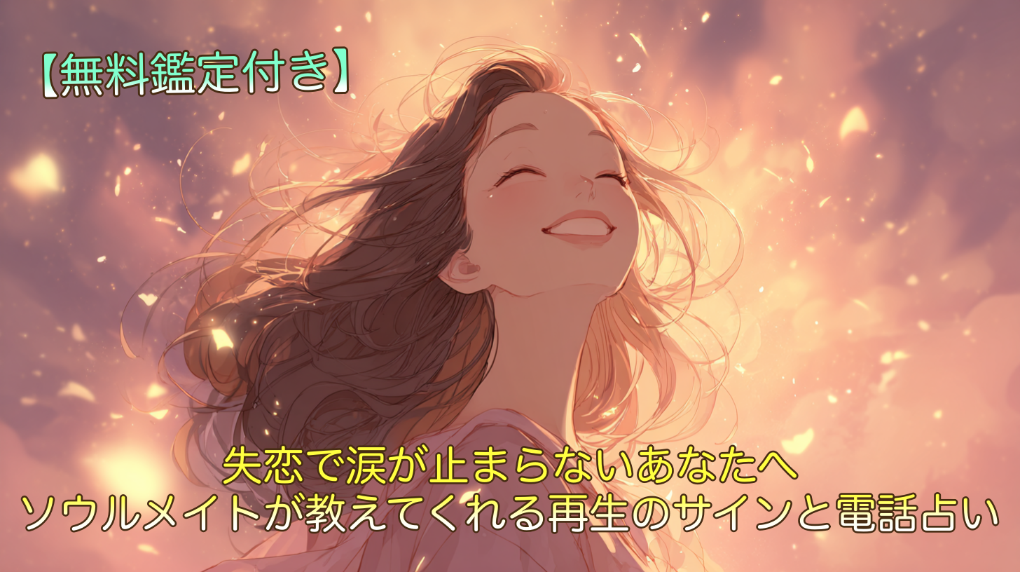 失恋で涙が止まらないあなたへ｜ソウルメイトが教えてくれる再生のサインと電話占い