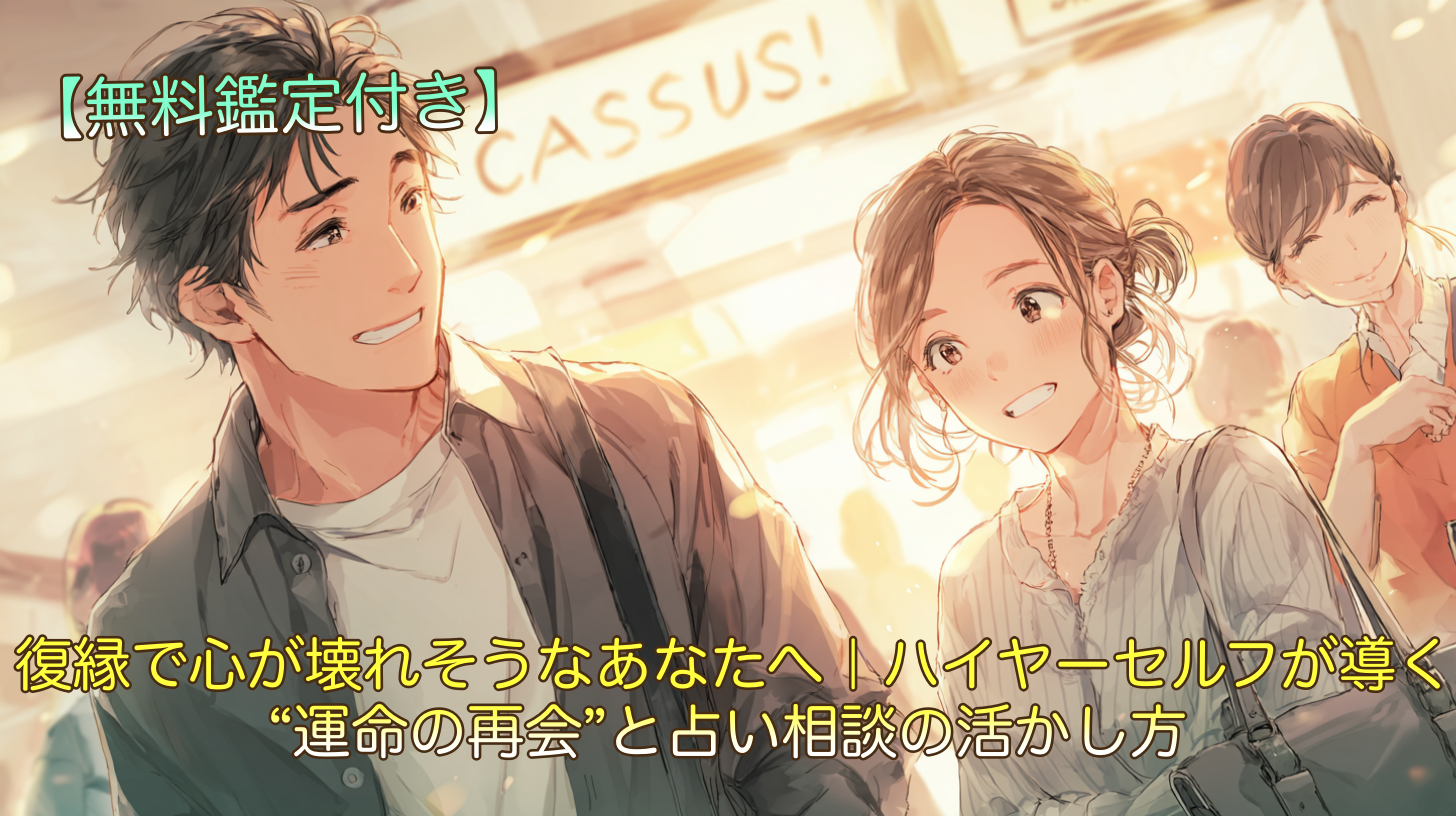 復縁で心が壊れそうなあなたへ｜ハイヤーセルフが導く“運命の再会”と占い相談の活かし方