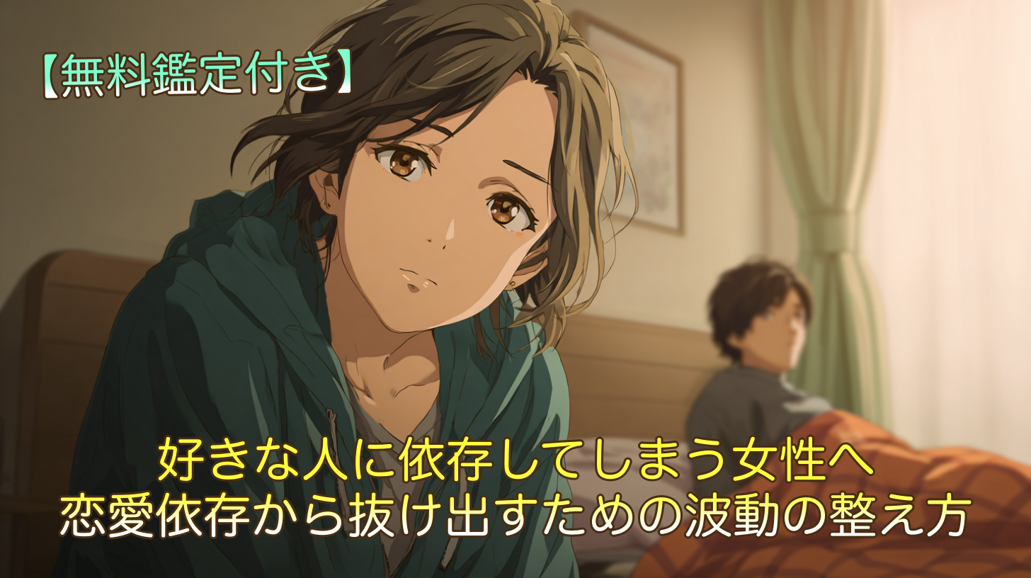 好きな人に依存してしまう女性へ｜恋愛依存から抜け出すための波動の整え方
