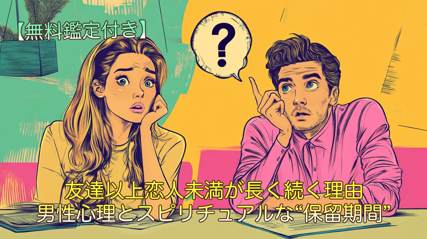 友達以上恋人未満が長く続く理由｜男性心理とスピリチュアルな“保留期間”