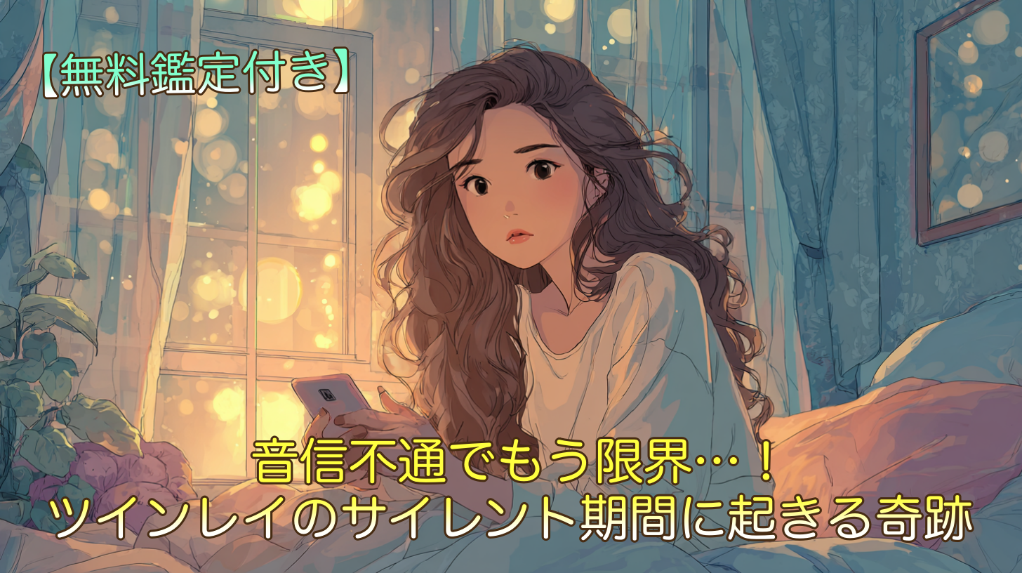音信不通でもう限界…！ツインレイのサイレント期間に起きる奇跡と電話占いでの気づき