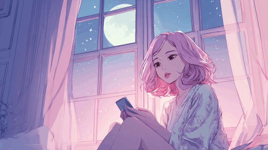 ● 波動が変わる瞬間は、とても静かです