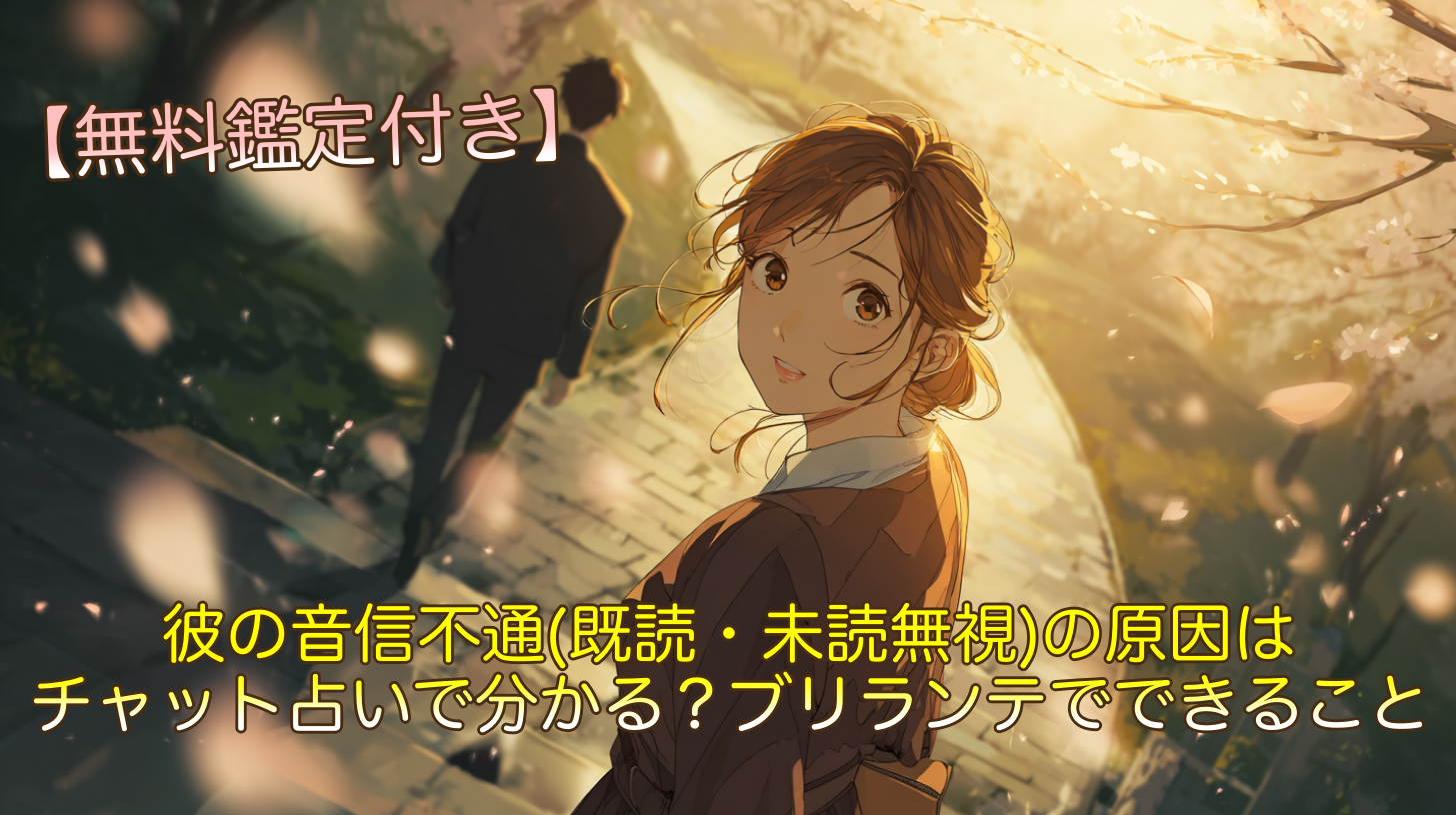 彼の音信不通(既読・未読無視)の原因はチャット占いで分かる？ブリランテでできること